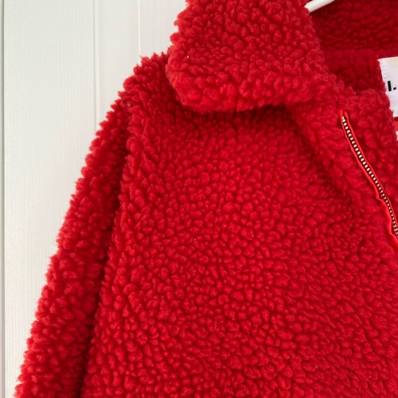 I.AM.GIA Red Teddy Jacket - Picture 4 of 4